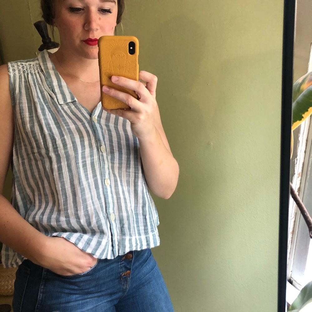 Anthropologie + cropped tank